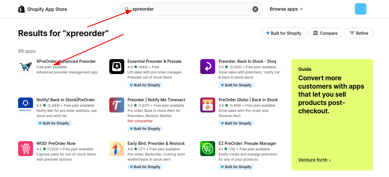 Step 1 - Search in App Store